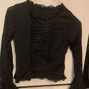 Guess  lace shirt  size 10